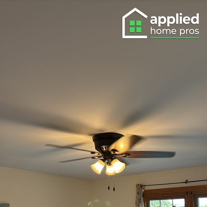 Ceiling fan installation in Lisle
