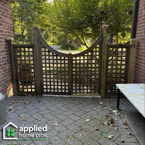 Garden gate repair in Aurora